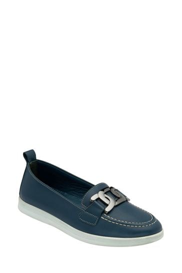 Lotus Blue Slip-On Casual Shoes