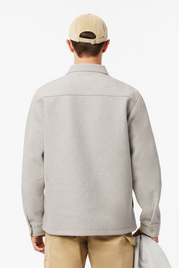 Lacoste grey shirt deals