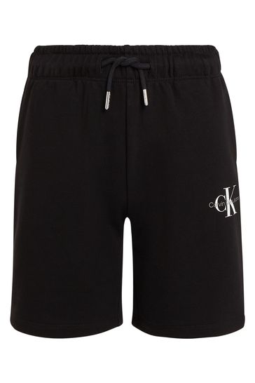 Calvin Klein Black Monogram Shorts