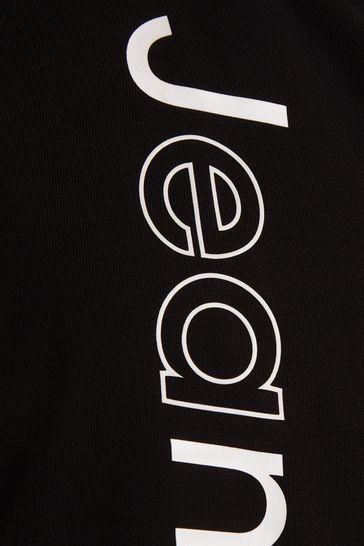 Calvin Klein Slogan Print Black Hoodie