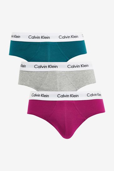 Calvin Klein Grey Hipster Briefs 3 Pack