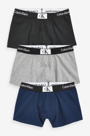 Calvin Klein Grey Trunks 3 Pack