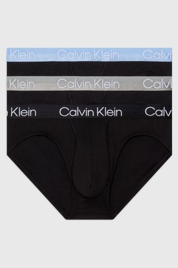 Calvin Klein Black Hipster Briefs 3 Pack