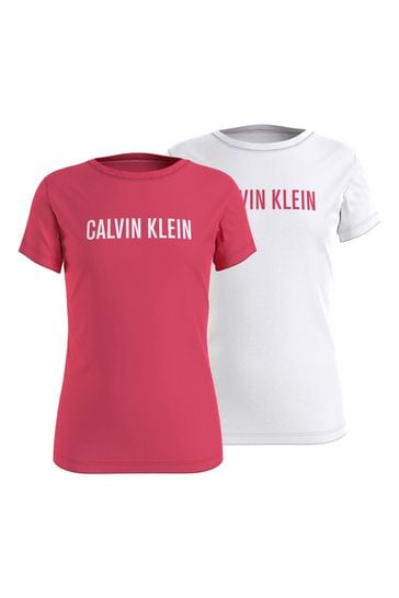 Calvin Klein Slogan T-Shirts 2 Pack