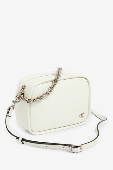 Buy Calvin Klein White Micro Chain Cross Body Bag from Next Bahrain