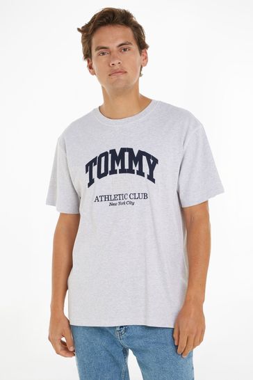 Tommy Jeans Grey Athletic Club T-Shirt
