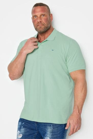 BadRhino Big & Tall Green Polo Shirt