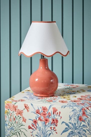 Old Rose Bramhope Table Lamp