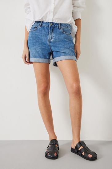 Hush Blue Denim Shorts