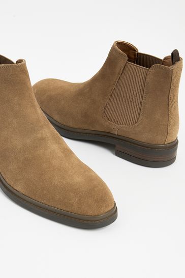 Stone suede chelsea boots outlet