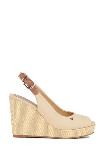 Buy Tommy Hilfiger Iconic Elba Slingback Wedges from Next Canada