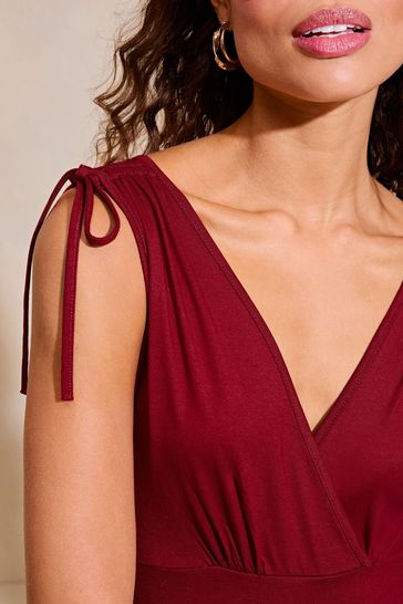 Lipsy red wrap dress new arrivals
