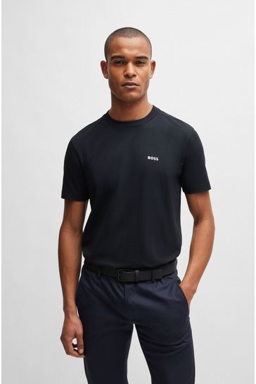 Boss navy t shirt online