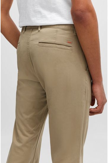 Buy BOSS Slim Fit Stretch Cotton Trousers from Next Bahrain