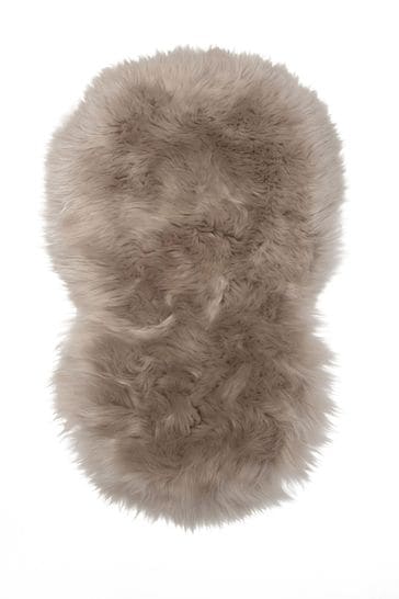 Natural sheepskin top pram liner
