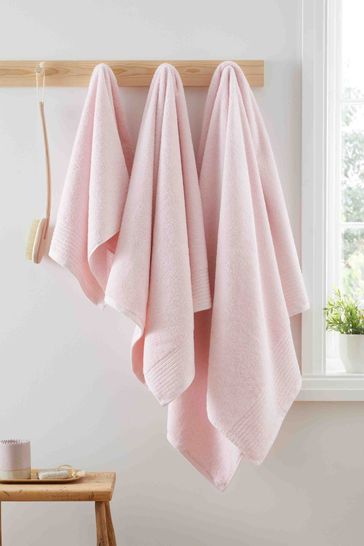 Buy Bianca Blush Pink Egyptian 100 Cotton Towel from Next Turkey