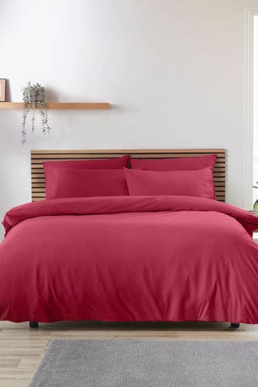 Catherine Lansfield Hot Pink So Soft Easy Iron Duvet Cover Set