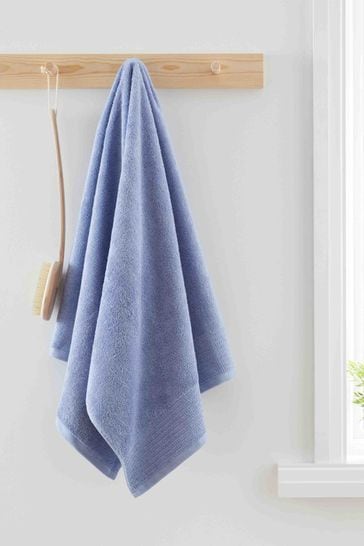 Bianca Blue Egyptian Cotton Towel