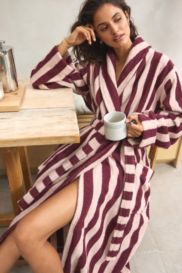 Next cotton dressing gown sales