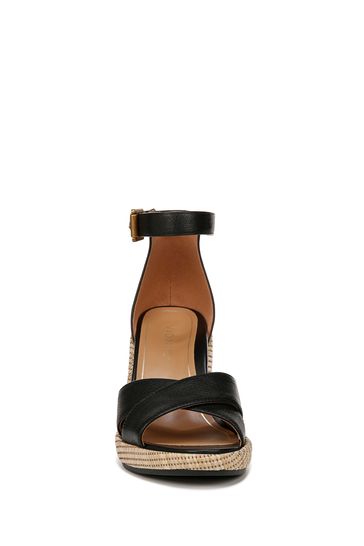 Vionic black wedge sandals clearance