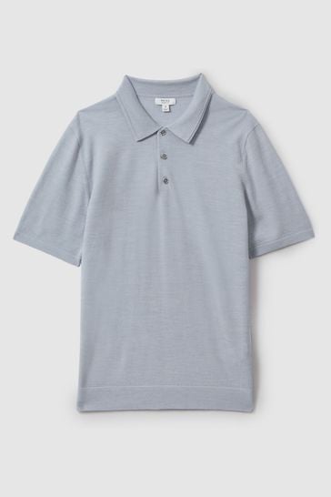 Reiss merino wool polo hot sale