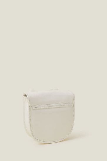 White outlet patent purse