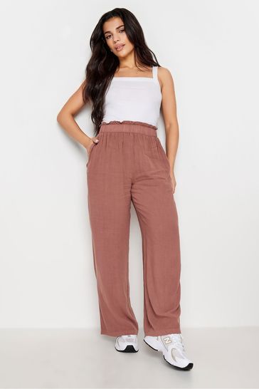 PixieGirl Petite Red Wide Leg Trousers