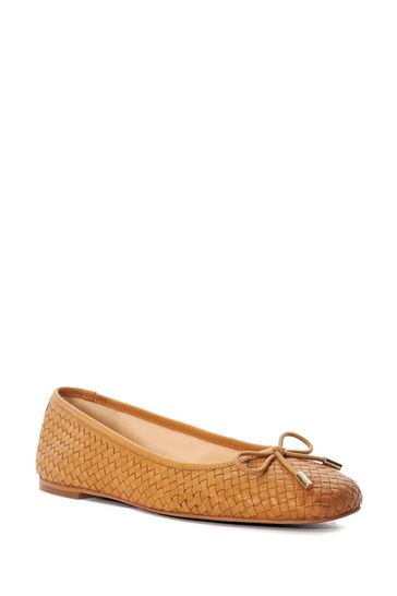 Buy Dune London Heights Flexible Sole Woven Ballerina Flat Shoes from Next France