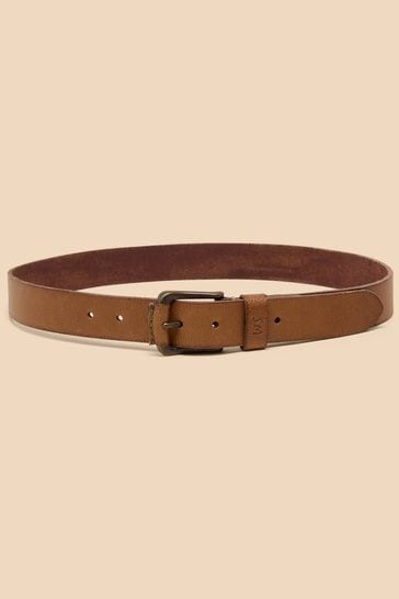 White Stuff Brown Leather Belt