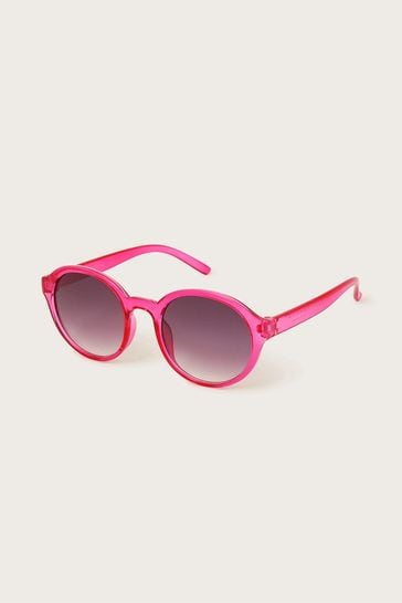 Monsoon Pink Colourblock Sunglasses With Case