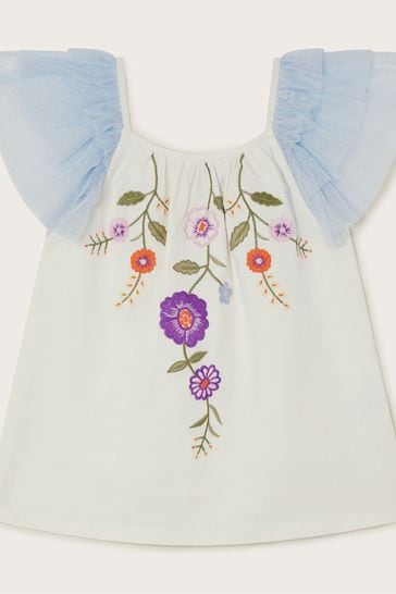 Monsoon Embroidered Floral Top