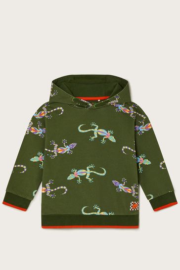 Monsoon Green Gecko Hoodie