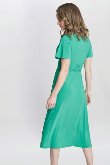 Gina bacconi store green dress