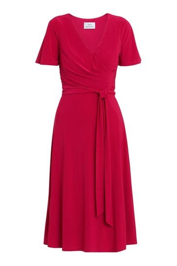 Gina bacconi red lace dress best sale