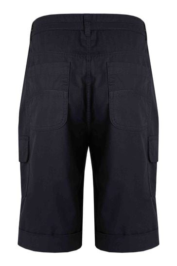 Buy Weird Fish Blue Rhae Organic 100 Cotton Cargo Shorts from Next Denmark