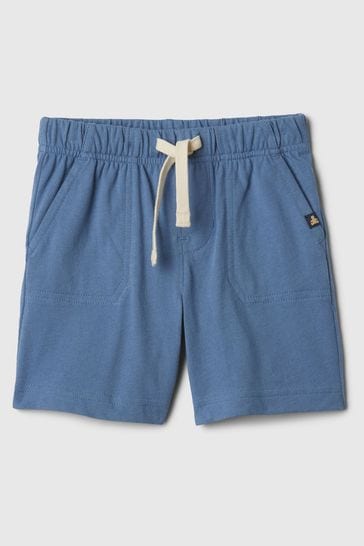 Gap Blue Brannan Bear Soft Shorts (Newborn-5yrs)
