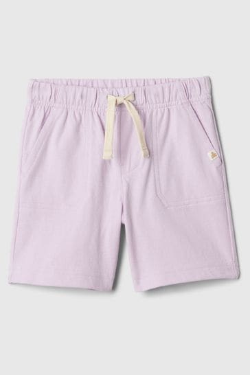 Gap Purple Brannan Bear Soft Shorts (Newborn-5yrs)
