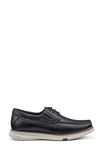 Hotter Black Port Lace-Up Regular Fit Shoes