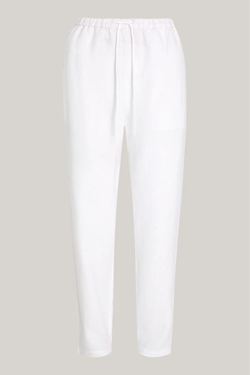 Tommy hilfiger white joggers online