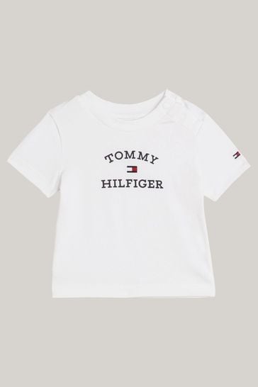 Tommy Hilfiger Baby Logo White T-Shirt