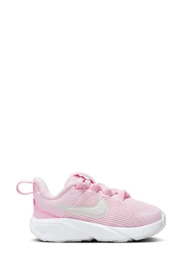 Nike Pale Pink Infant Star Runner 4 Trainers
