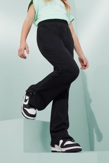 Buy Nike Black Sportswear Flare Jersey Leggings from Next Luxembourg