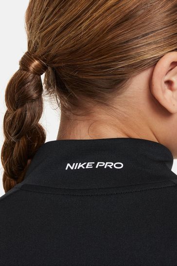 Nike pro half zip sales