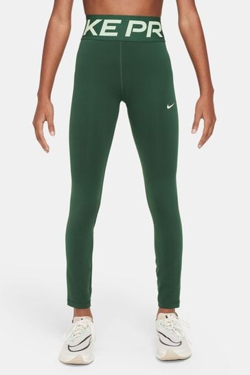 Buy Nike Green Pro Dri-FIT Leggings from Next Luxembourg
