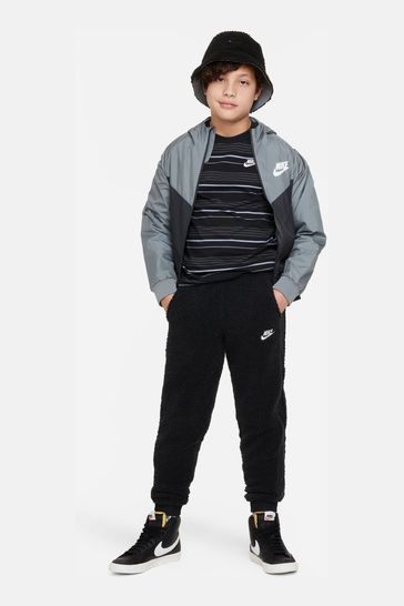 Nike Grey Sportswear Windrunner Hooded Jacket