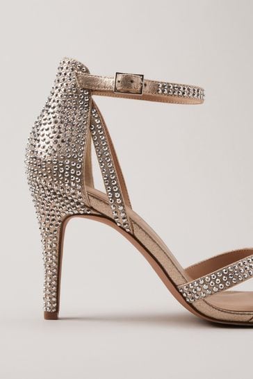 Peep toe glitter deals heels