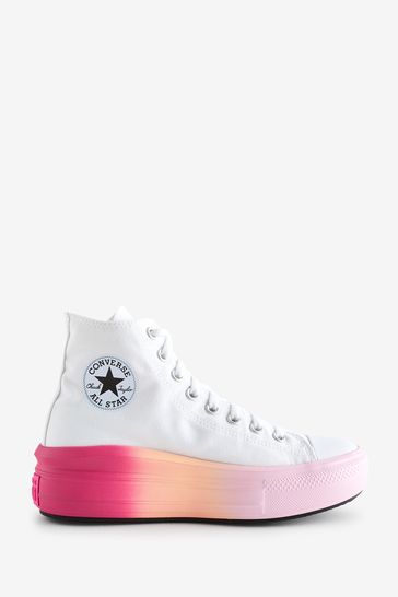 Converse White Ombre Move Platform Youth Trainers