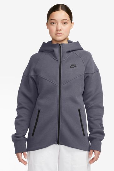 Nike windrunner hoodie grey store