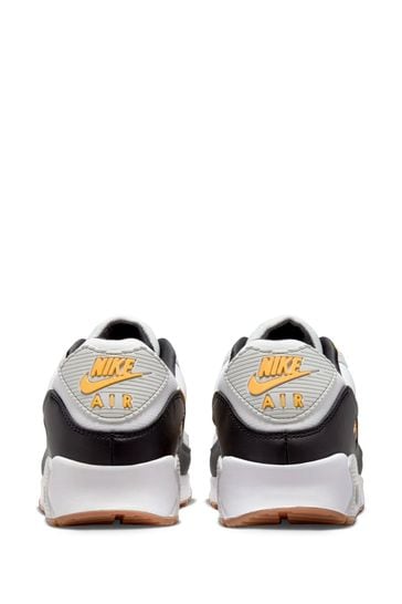Buy Nike Orange White Air Max 90 Trainers from Next Luxembourg