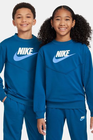 Buy Nike Mid Blue Crew Tracksuit from Next Denmark
